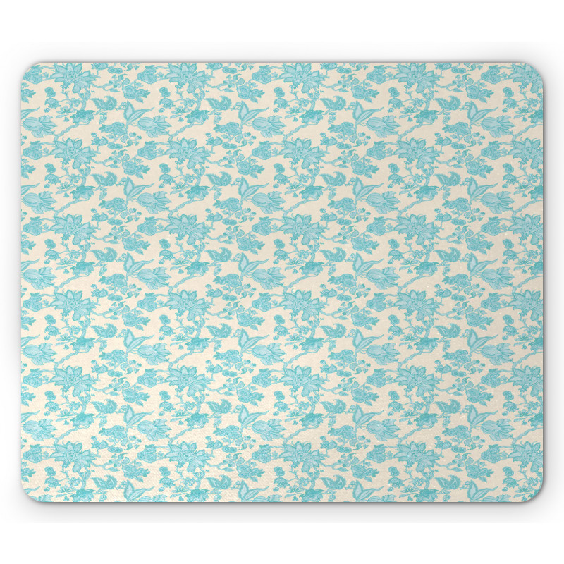 Oriental Blooming Mouse Pad