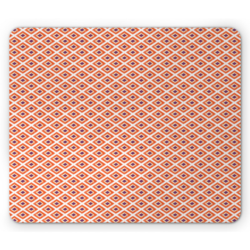 Hatched Paint Squares Art Mouse Pad