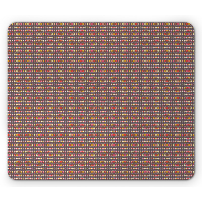 Retro Rounds Evil Eye Art Mouse Pad