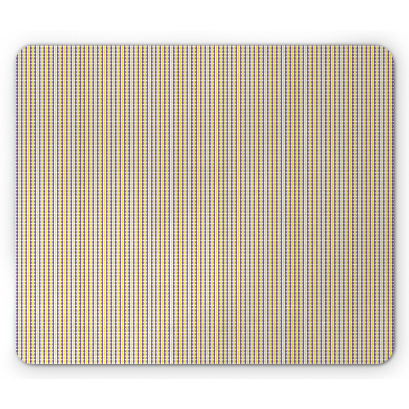 Bicolour Vertical Bead Motif Mouse Pad