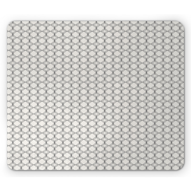 Nostalgic Curved Squares Mouse Pad