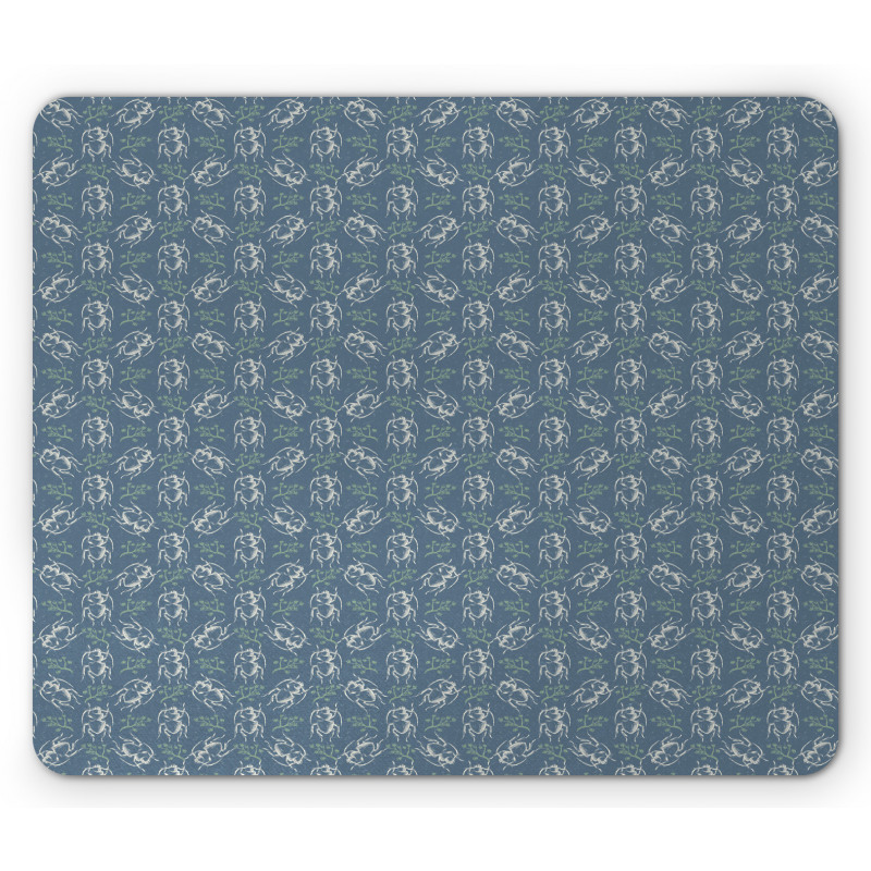 Beetle Forms and Plants Mouse Pad