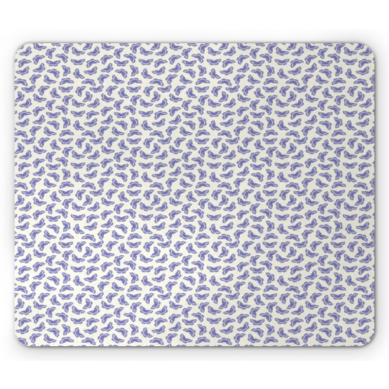 Flying Bugs with Spots Mouse Pad