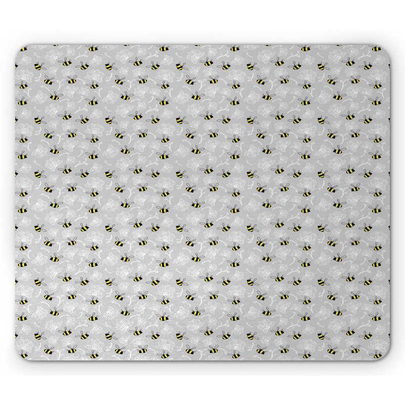 Bumblebees and Orchids Mouse Pad