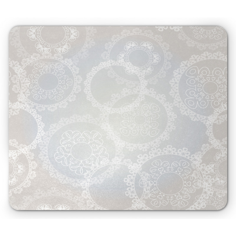 Romantic Bridal Lace Mouse Pad