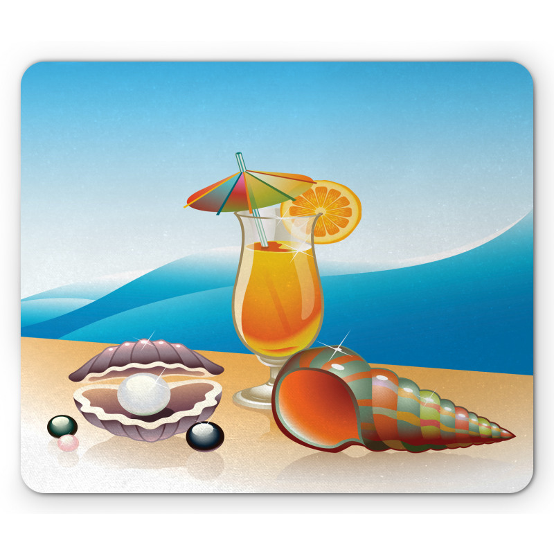 Seascape Summer Beach Mouse Pad