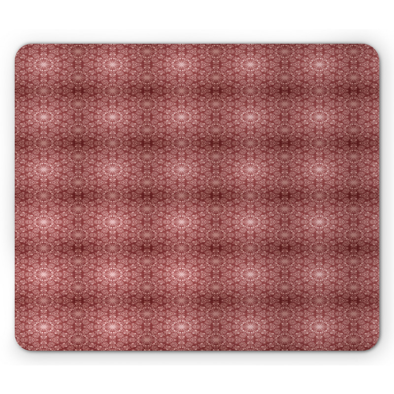 Warm Toned Vintage Pattern Mouse Pad