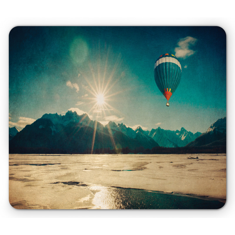 Balloon and Rising Sun Mouse Pad