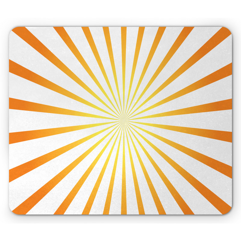 Sunrays in Tangerine Tones Mouse Pad