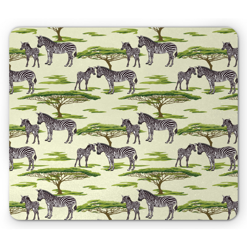 Wildlife Animals in a Forest Mouse Pad