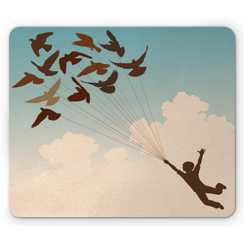 Flying Pigeons Birds Mouse Pad