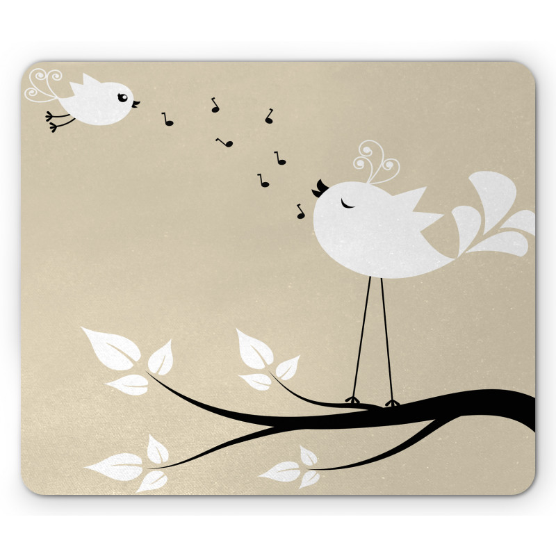 2 Birds on a Branch Mouse Pad