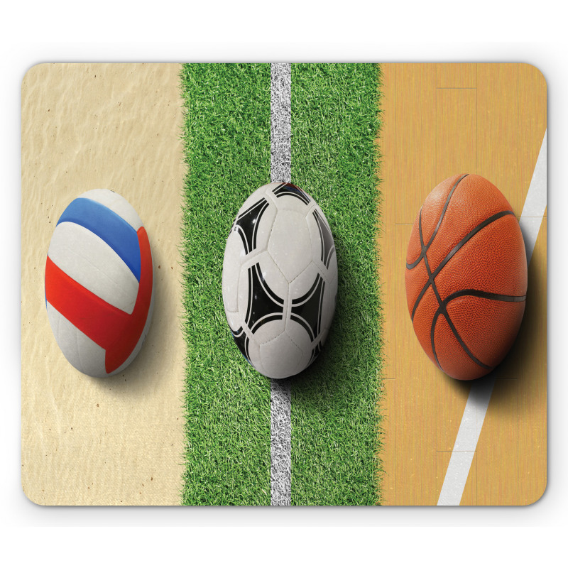 Sportive 3 Sports Activities Mouse Pad