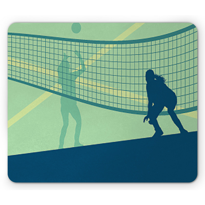 Females Competing Scene Mouse Pad