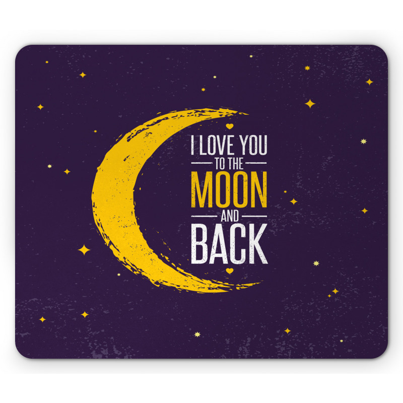 Stars Celestial Elements Art Mouse Pad