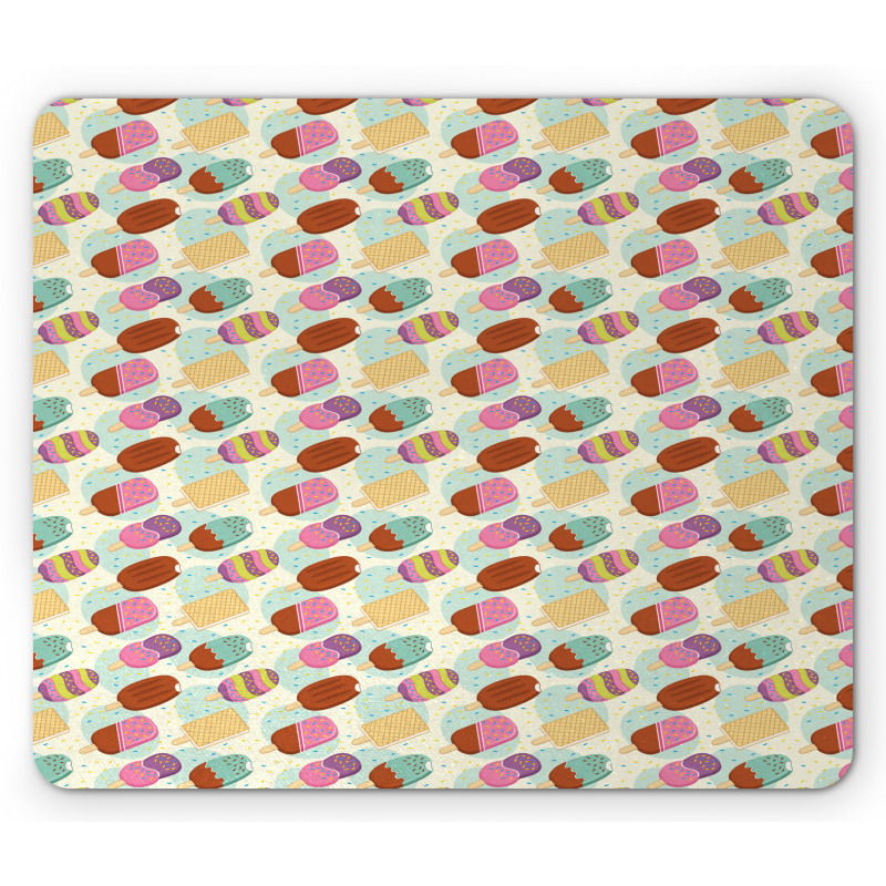 Summertime Tasty Motif Mouse Pad