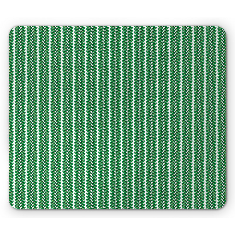 Vertical Leaves Mouse Pad