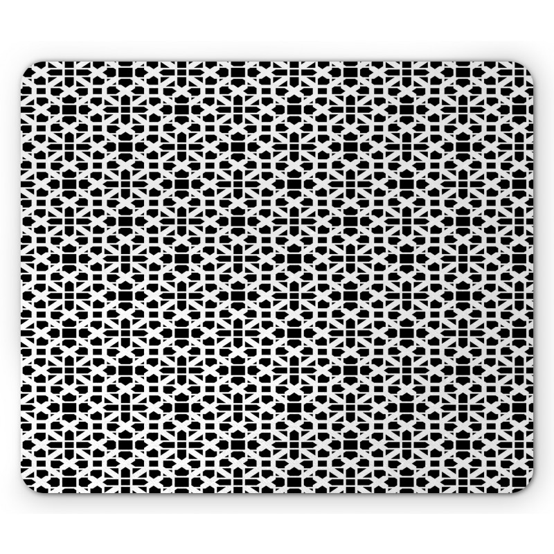 Grunge Grids Art Mouse Pad