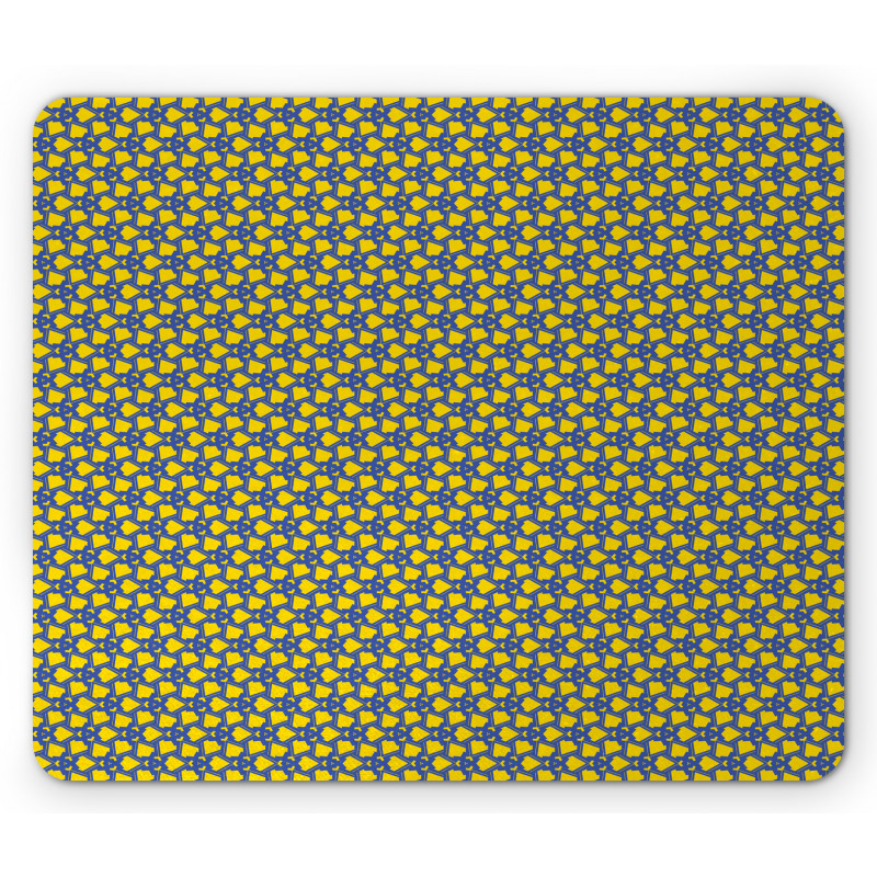 Bicolored Art Mouse Pad