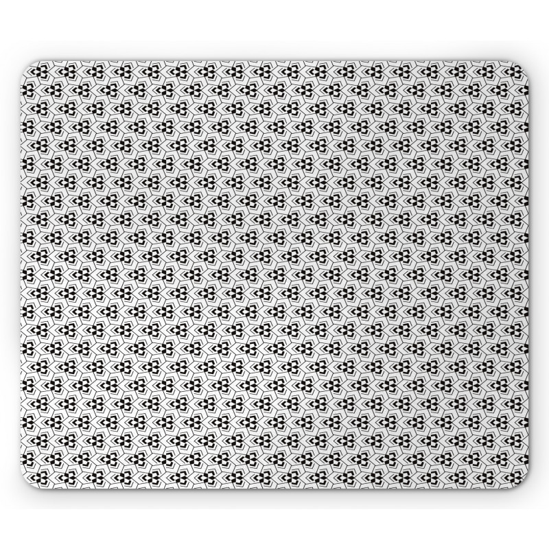 Monochromatic Art Mouse Pad