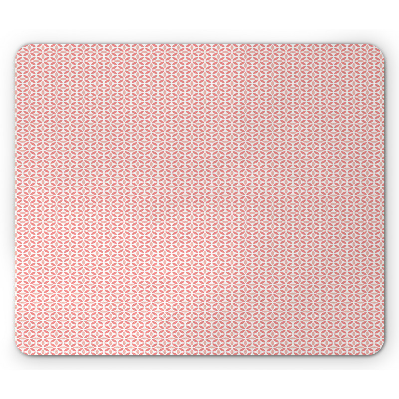 Circles Floral Mouse Pad