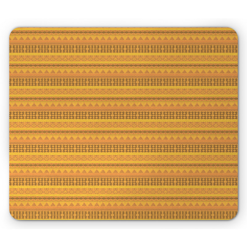 Lines Triangles Mouse Pad