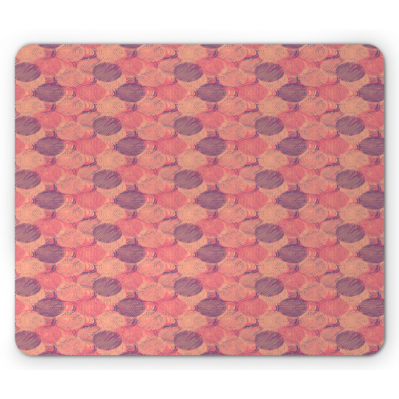 Circle Stripes Mouse Pad