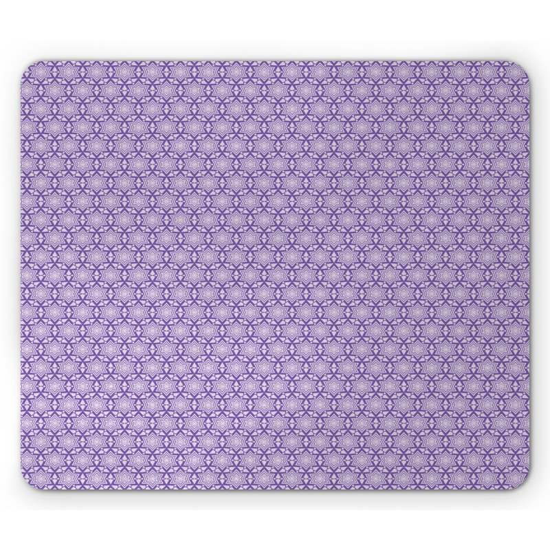 Stars Motif Art Mouse Pad