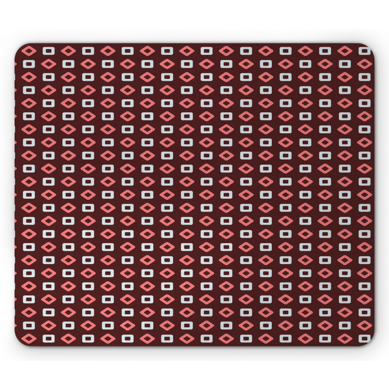 Squares Rhombus Mouse Pad