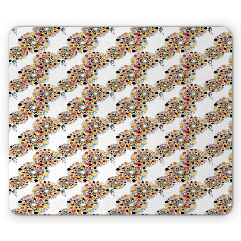 Round Colorful Mouse Pad