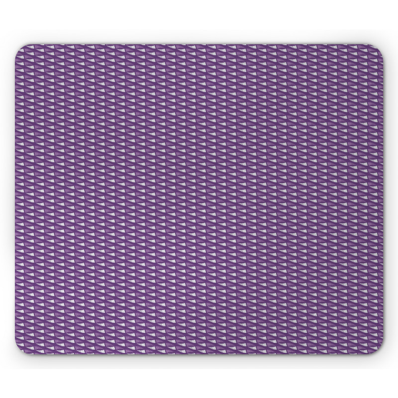 Diagonal Violet Mouse Pad