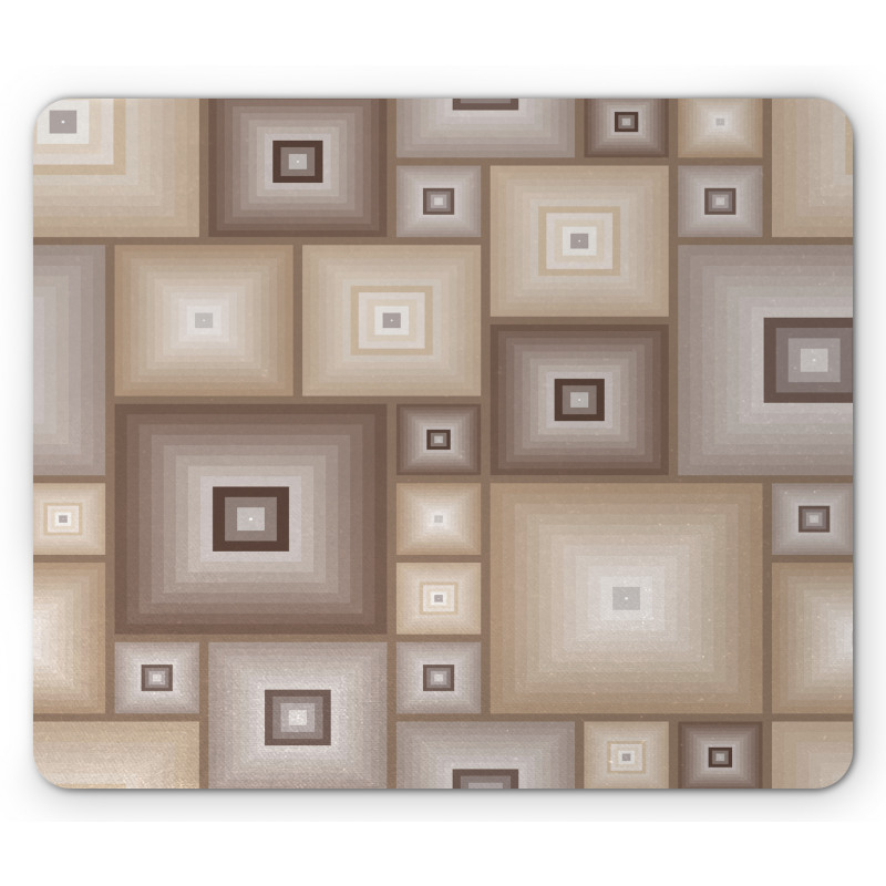 Cubic Square Retro Form Mouse Pad