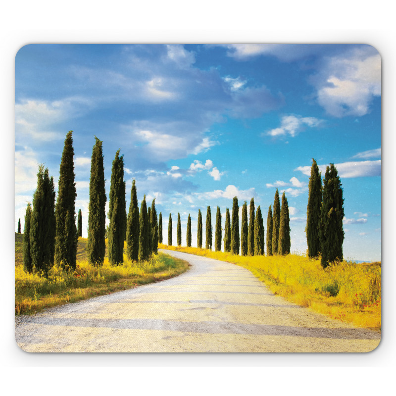 Mediterranean Trees Mouse Pad