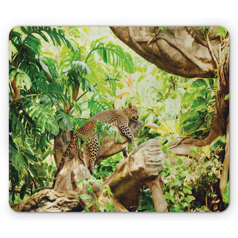 Tropic Wild Jungle Leaf Mouse Pad