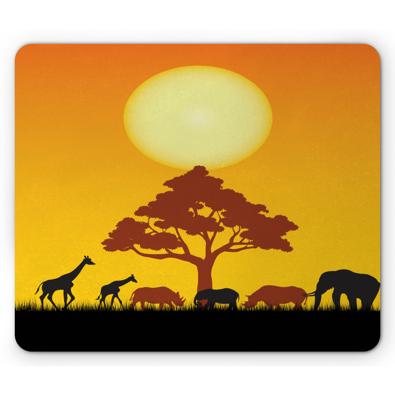 Wildlife Animals Rhinos Mouse Pad