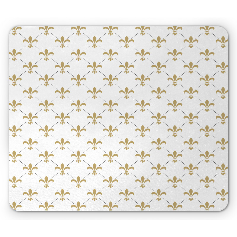 Vintage Style Lilies Mouse Pad