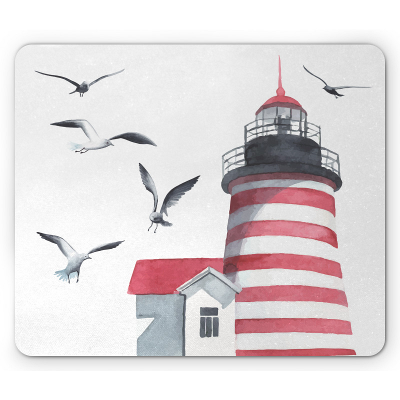 Seagulls Beach Sea Mouse Pad