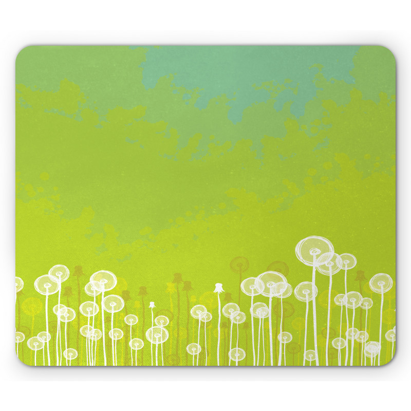 Wild Dandelion Blossoms Mouse Pad