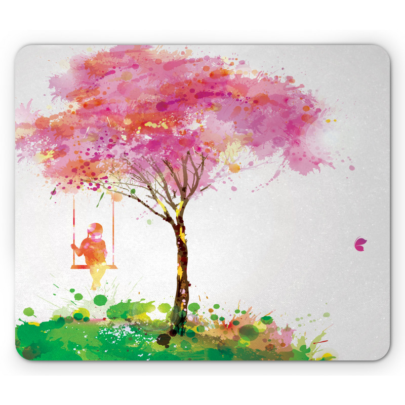 Spring Blossoming Tree Mouse Pad