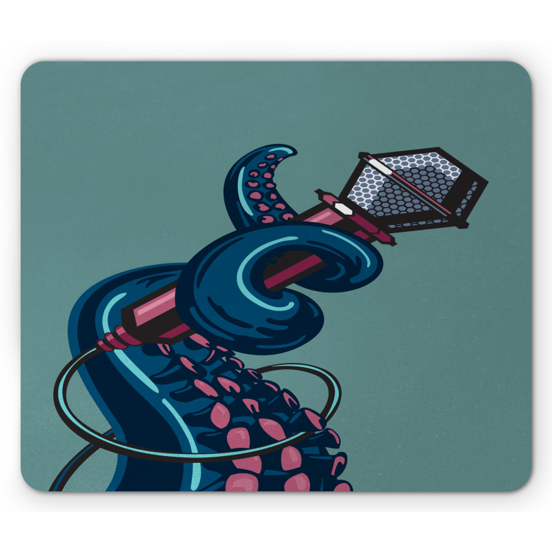 Tentacle with a Microphone Mouse Pad