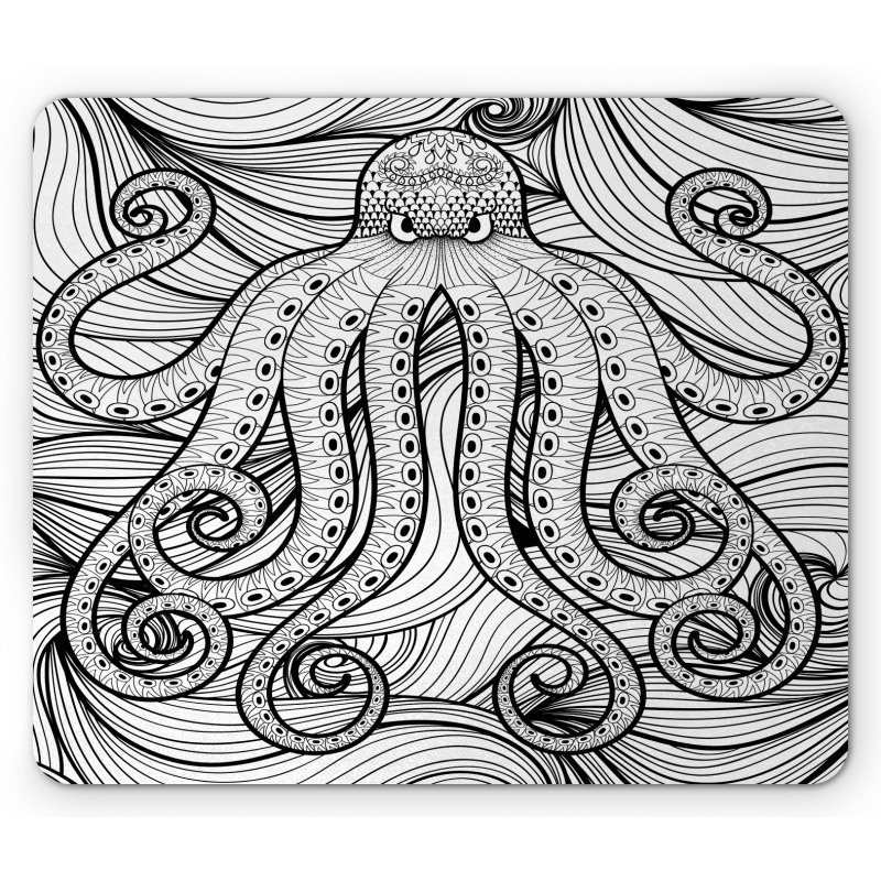 Style Mandala Motif Mouse Pad