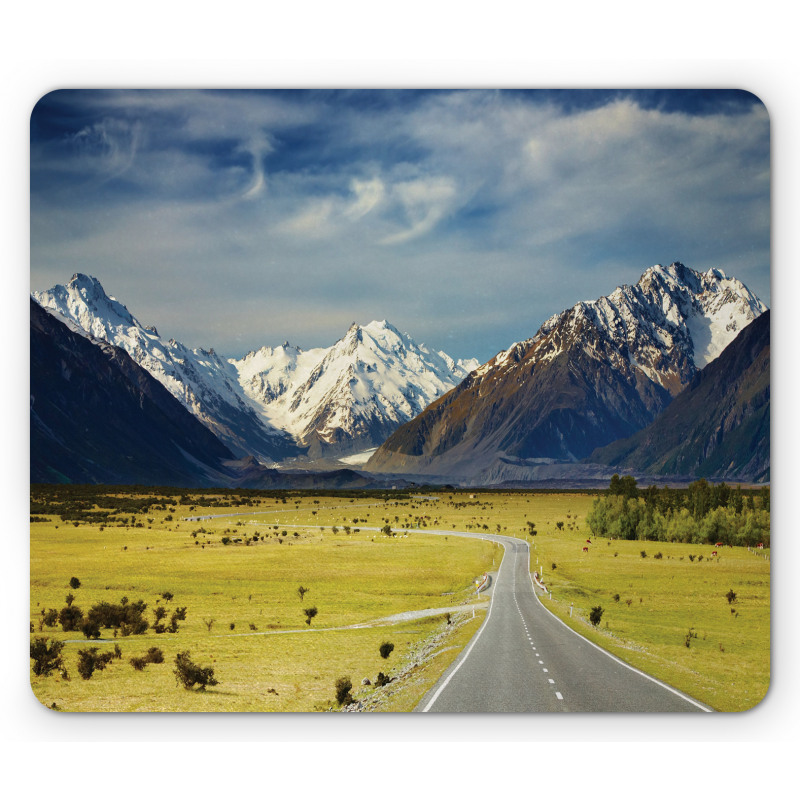 Snowy Mountains Alps Mouse Pad