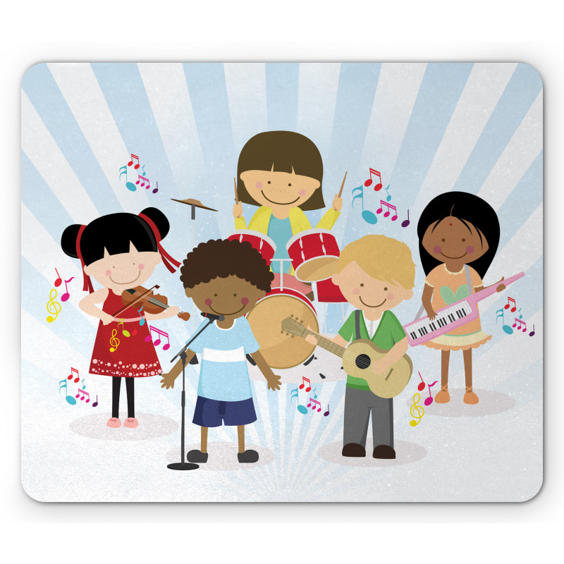 Children Performing Happily Mouse Pad