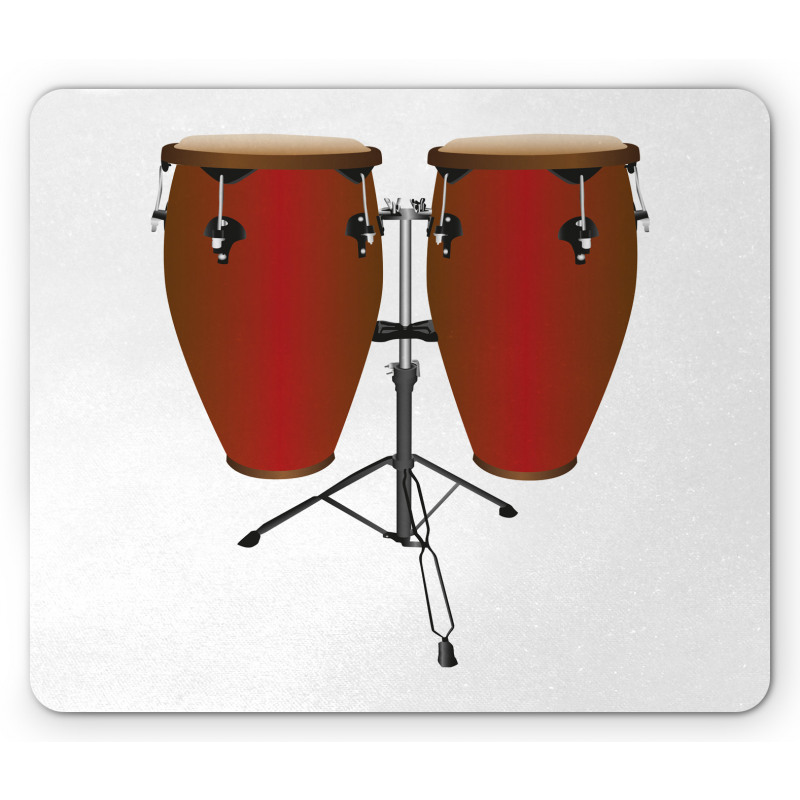 Pair of Cultural Conga Drums Mouse Pad