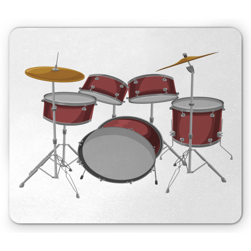 Picture of a Drum Kit Scene Mouse Pad