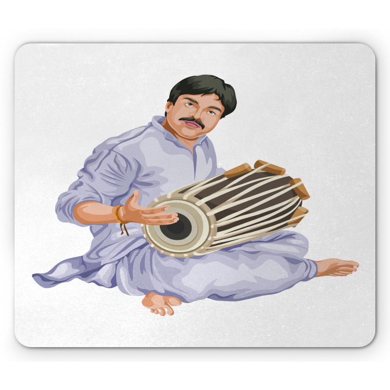 Man in Ethnic Orient Clothes Mouse Pad