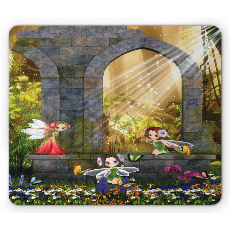 Flowers Blossoms Scene Mouse Pad