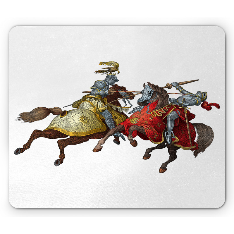 Middle Age Knights Mouse Pad