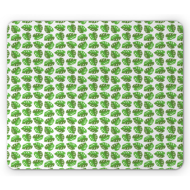 Repeated Monstera Plantation Mouse Pad