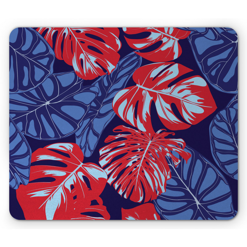 Graphical Monstera Alocasia Mouse Pad